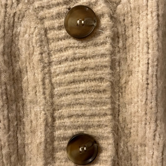 Dynamite Buttoned Cream Cardigan - Picture 4 of 5